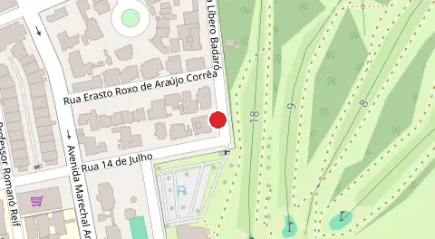 Mapa da localização