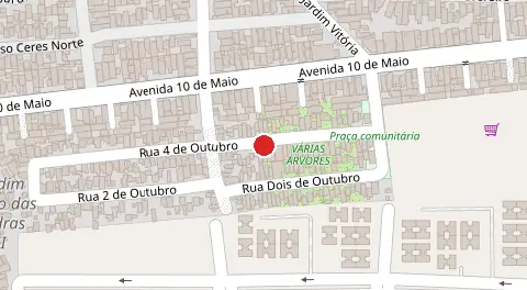 Mapa da localização