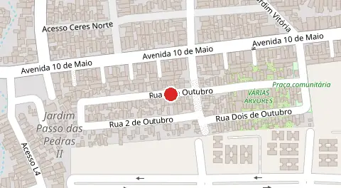 Mapa da localização