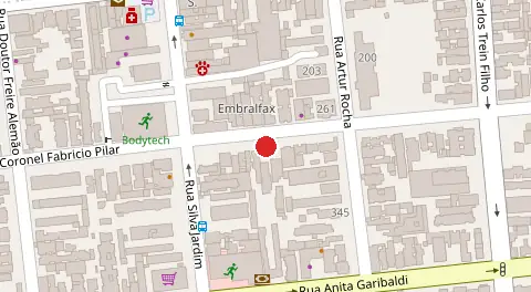 Mapa da localização
