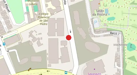 Mapa da localização