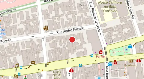 Mapa da localização
