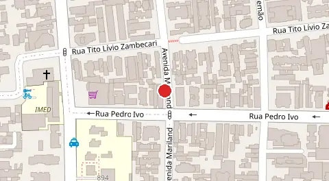 Mapa da localização