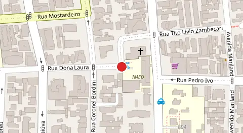 Mapa da localização