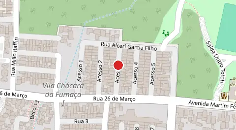 Mapa da localização