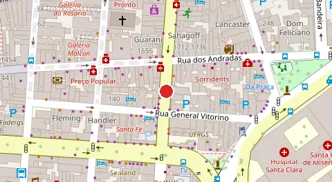 Mapa da localização