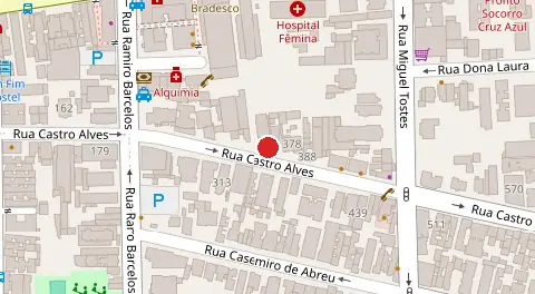 Mapa da localização