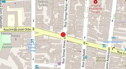 Mapa da localização