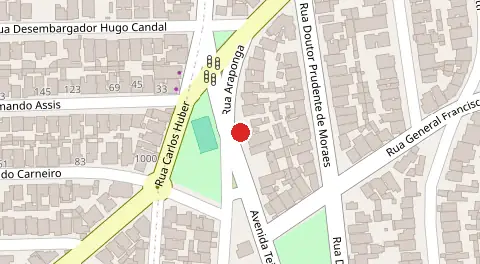 Mapa da localização