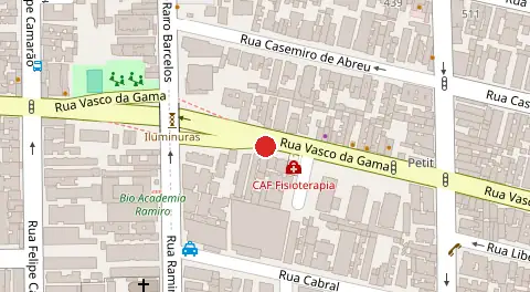 Mapa da localização