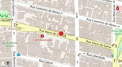 Mapa da localização