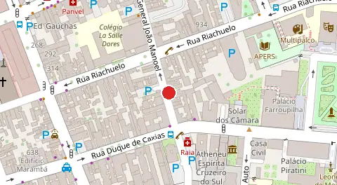 Mapa da localização