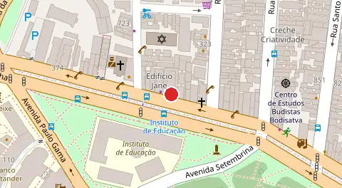Mapa da localização