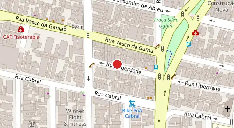 Mapa da localização
