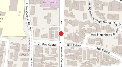 Mapa da localização