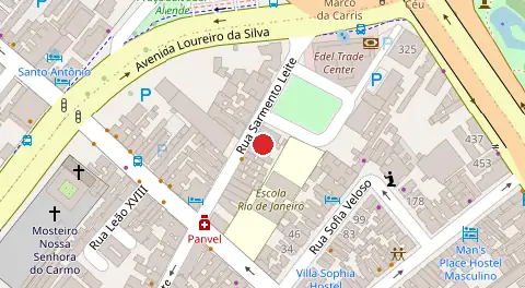 Mapa da localização