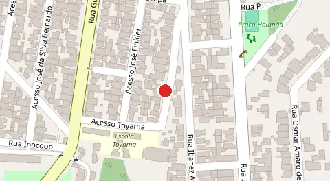 Mapa da localização