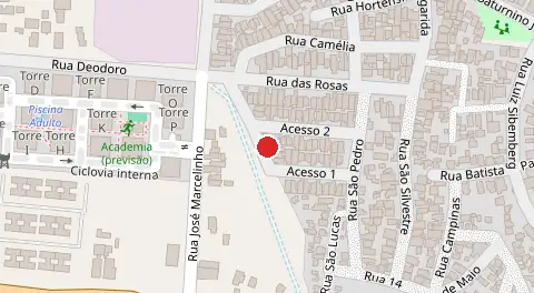 Mapa da localização