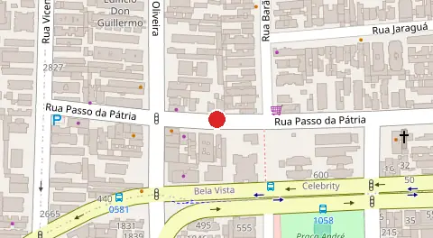 Mapa da localização