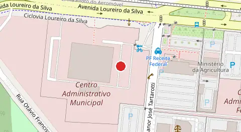 Mapa da localização
