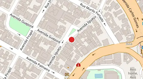 Mapa da localização