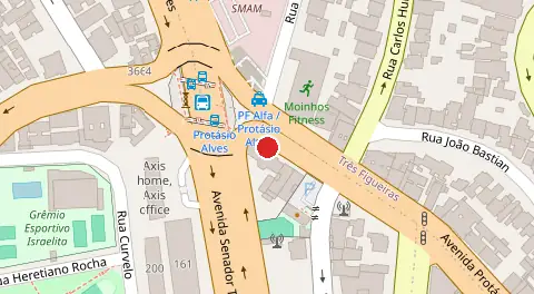 Mapa da localização