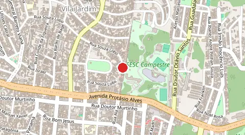 Mapa de Jardim Itu Sabara