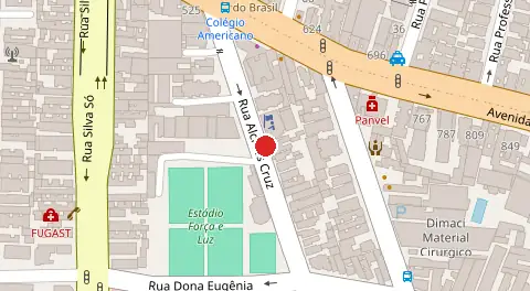 Mapa da localização