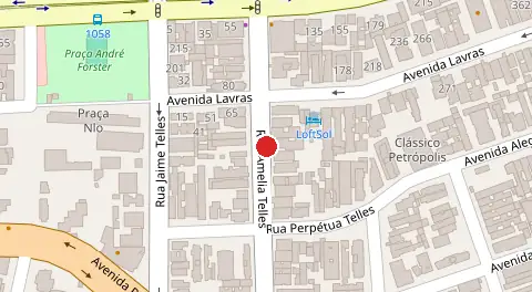 Mapa da localização