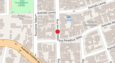 Mapa da localização