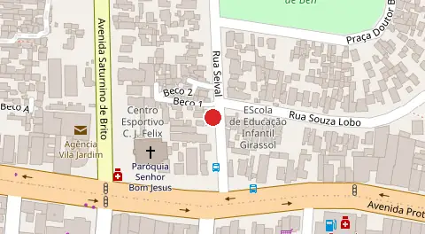 Mapa da localização