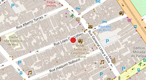 Mapa da localização