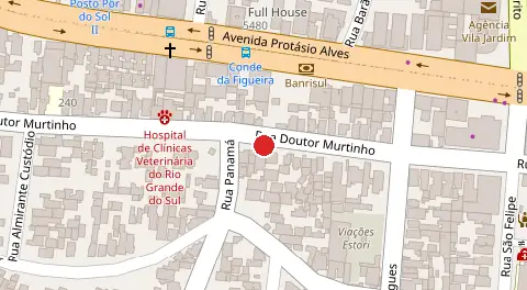 Mapa da localização