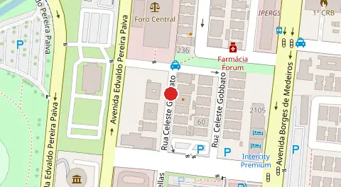 Mapa da localização