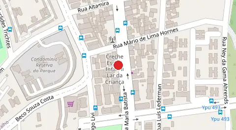 Mapa da localização