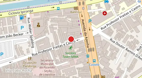 Mapa da localização