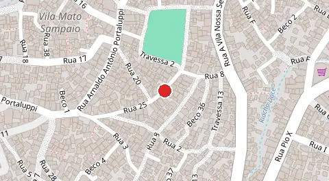 Mapa da localização