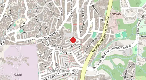 Mapa de Jardim Carvalho Cefer Dois