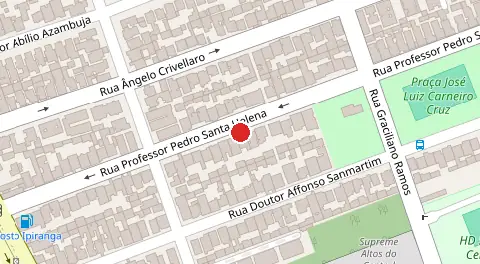 Mapa da localização