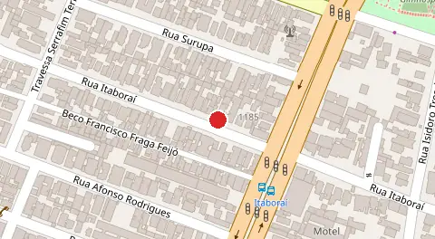 Mapa da localização