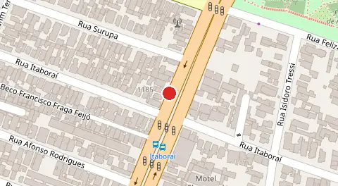 Mapa da localização
