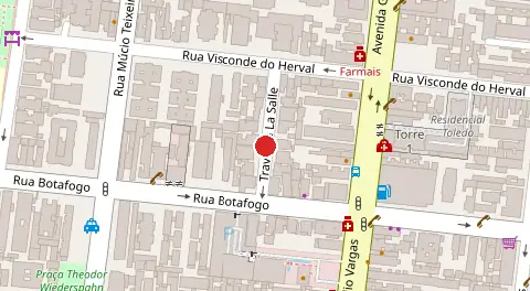 Mapa da localização