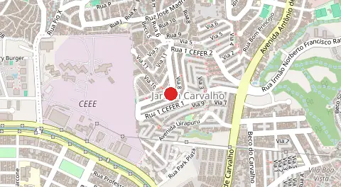 Mapa de Jardim Carvalho