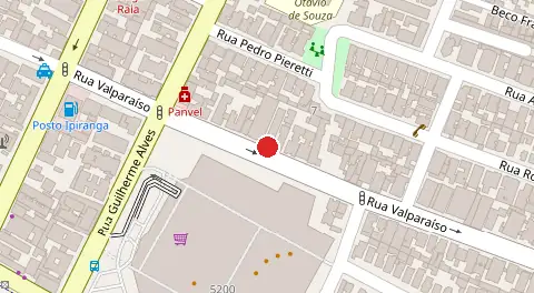 Mapa da localização