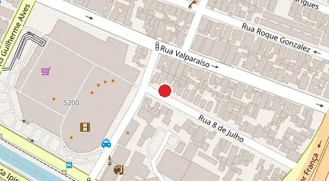 Mapa da localização