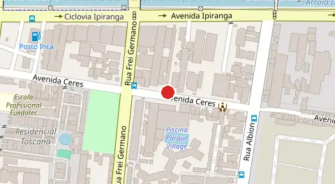 Mapa da localização