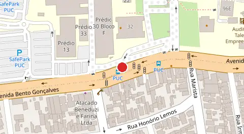 Mapa da localização