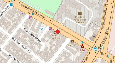 Mapa da localização