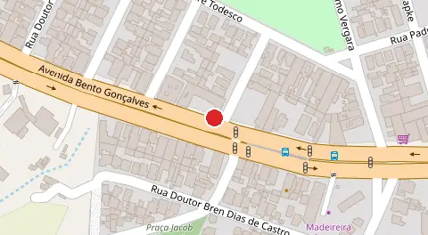 Mapa da localização