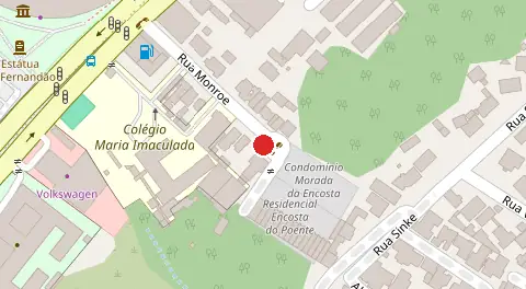 Mapa da localização